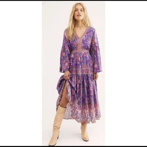 Small Spell and the Gypsy long maxi purple dress